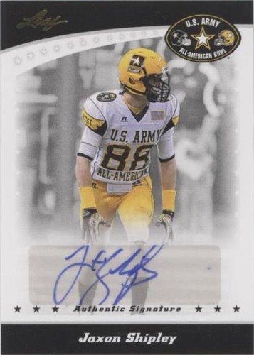 2011 Leaf U.S. Army All-American Bowl Jaxon Shipley #BA-JS2