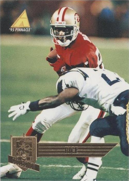 Jerry Rice 1995 Pinnacle Club Collection #192