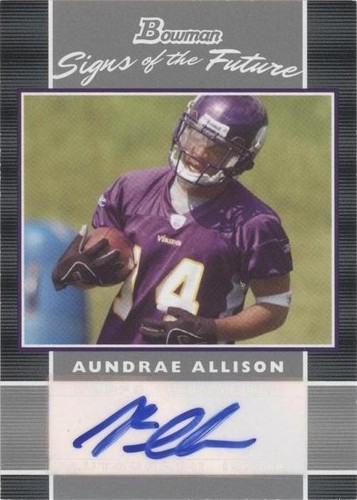 2007 Bowman Aundrae Allison #SF-AA