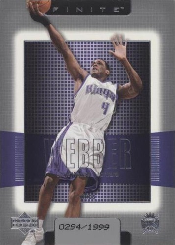 2003-04 Upper Deck Finite - Chris Webber #160