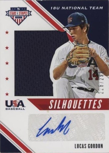 2020 Panini USA Baseball Stars & Stripes - Lucas Gordon #USJ-LG