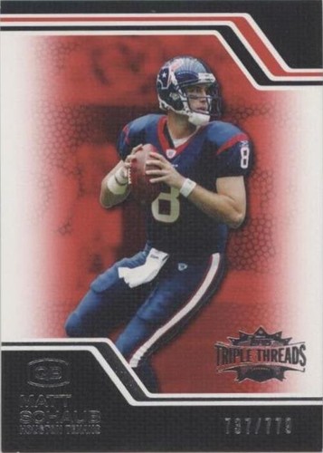 2008 Topps Triple Threads Matt Schaub #19