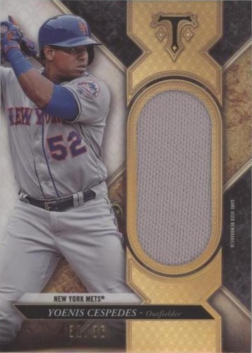 2017 Topps Triple Threads - Yoenis Cespedes #SJR-YC