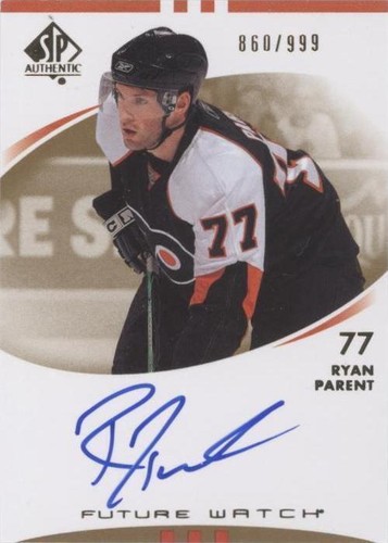 2007-08 SP Authentic - Ryan Parent #236