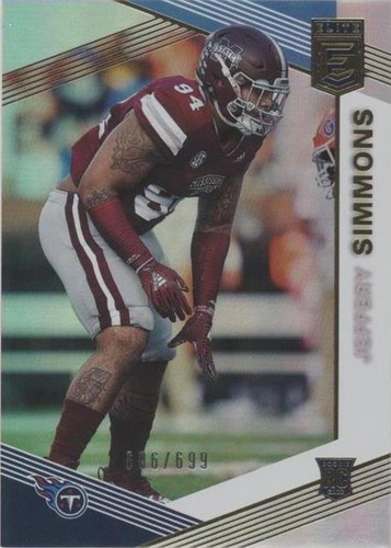 2019 Panini Donruss Elite Jeffery Simmons #182