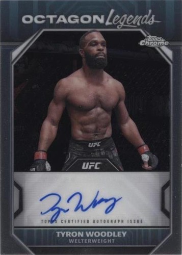 2024 Topps Chrome UFC - Tyron Woodley #OLA-TWO
