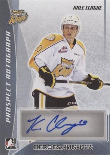 2016-17 Leaf In the Game Heroes & Prospects - Kale Clague #PA-KC1