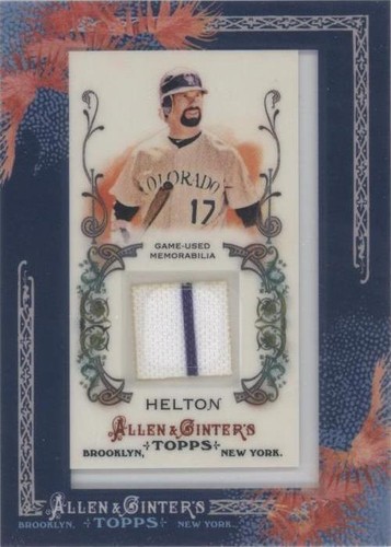 2011 Topps Allen & Ginter's - Todd Helton #AGR-THE