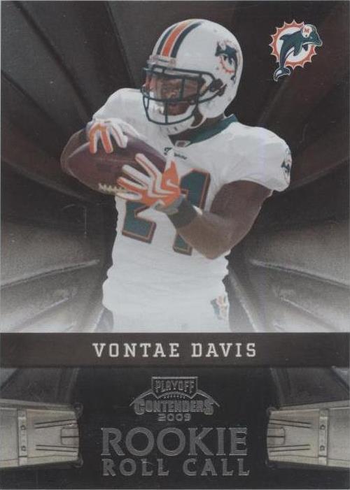 2009 Playoff Contenders Vontae Davis #17
