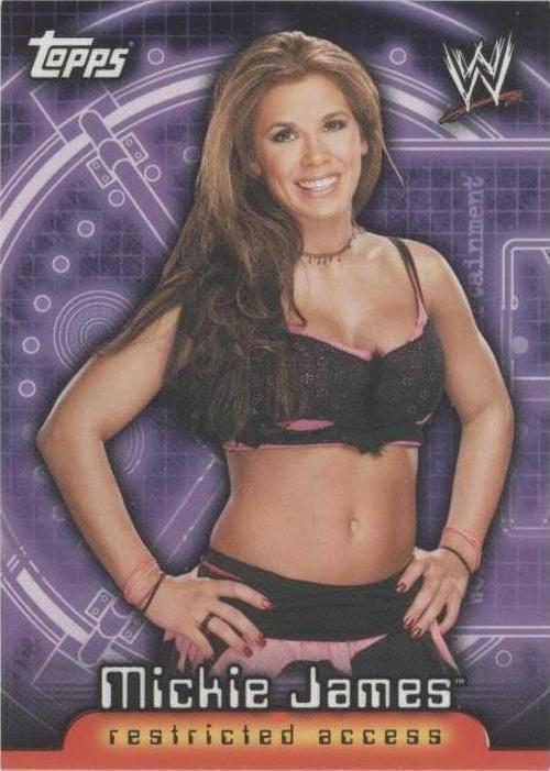 2006 Topps WWE Insider Restricted Access - Mickie James #27