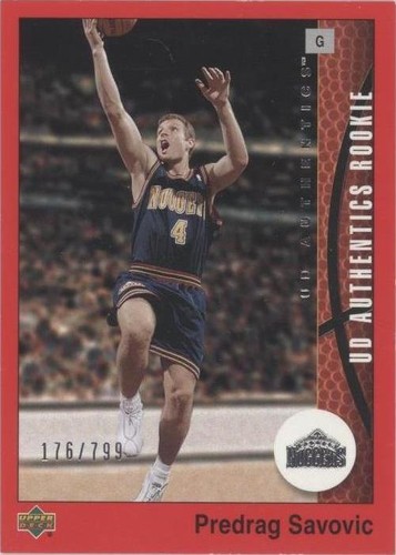 2002-03 Upper Deck UD Authentics - Predrag Savovic #99