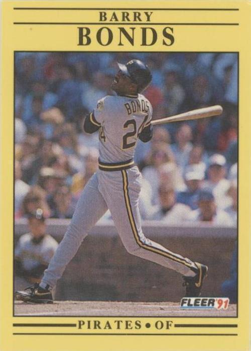 Fleer 1991 - Barry Bonds #33