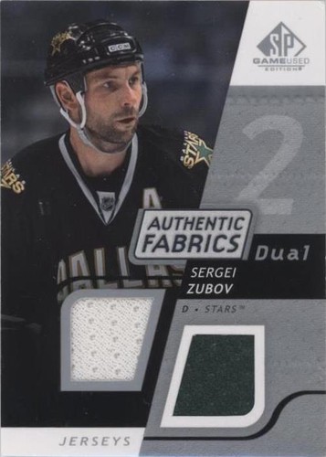 2008-09 SP Game Used Edition - Sergei Zubov #AF-SZ