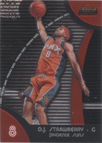 2007-08 Topps Finest - D.J. Strawberry #86