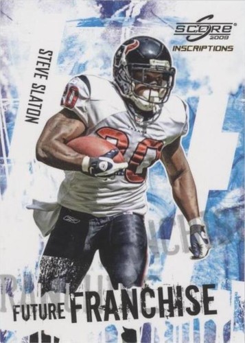 2009 Score Inscriptions Steve Slaton #19