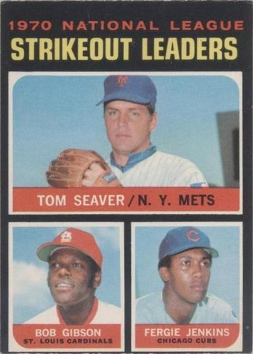1971 O-Pee-Chee - Bob Gibson Fergie Jenkins Tom Seaver #72