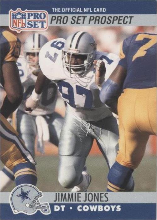 1990 Pro Set Jimmie Jones #756