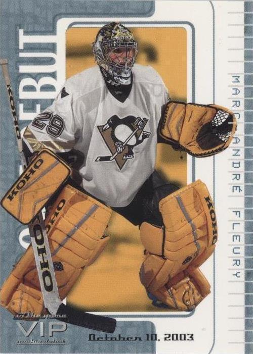 2003-04 In the Game VIP Rookie Debut - Marc-Andre Fleury #32