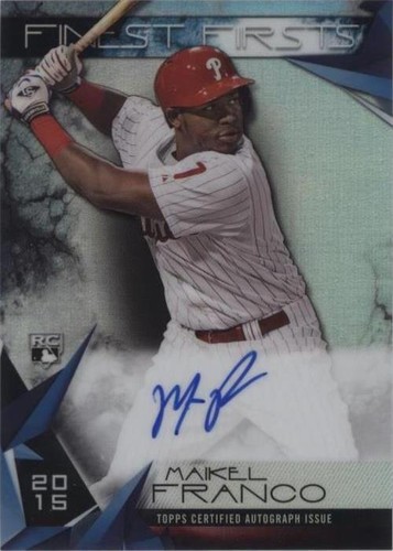 2015 Topps Finest - Maikel Franco #FFA-MF