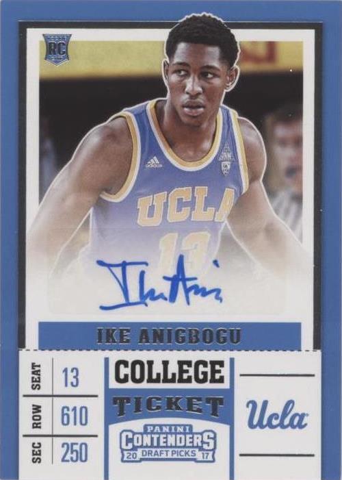 2017-18 Panini Contenders Draft Picks - Ike Anigbogu #103
