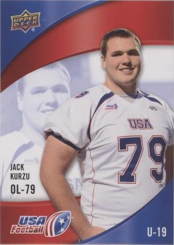 2013 Upper Deck USA Football Jack Kurzu #9