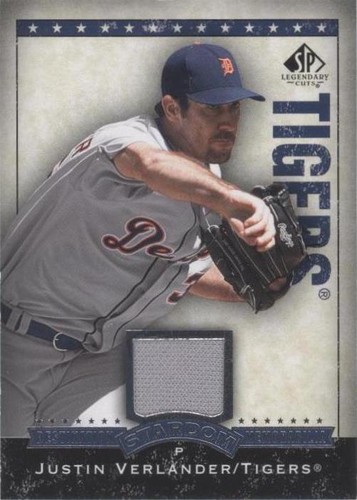 2008 SP Legendary Cuts - Justin Verlander #DS-JV