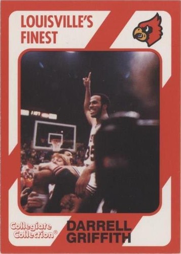 1989 Collegiate Collection Louisville Cardinals Louisville's Finest - Darrell Griffith #297