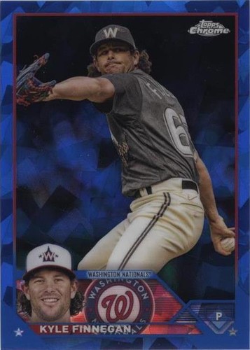 2023 Topps Chrome Update Series Sapphire Edition - Kyle Finnegan #USCS249