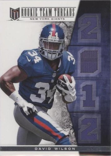 2012 Panini Momentum David Wilson #11