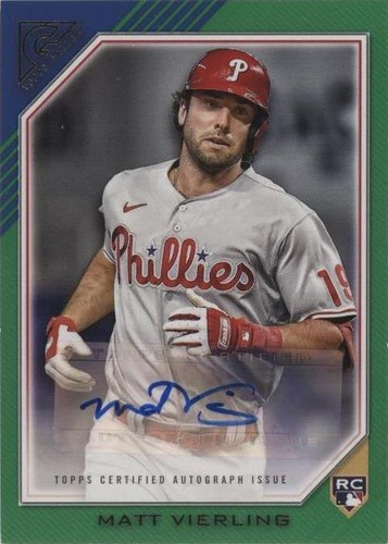 2022 Topps Gallery - Matt Vierling #RA-MV