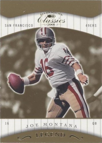 2001 Donruss Classics Joe Montana #191