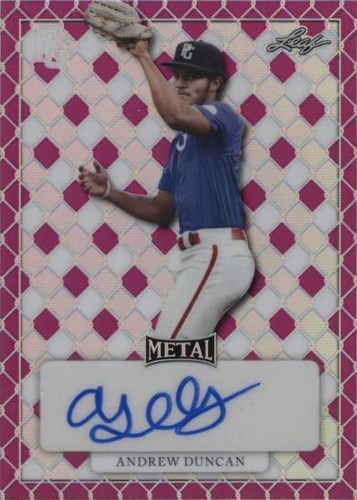 2022 Leaf Perfect Game National Showcase - Andrew Duncan #MA-AD1