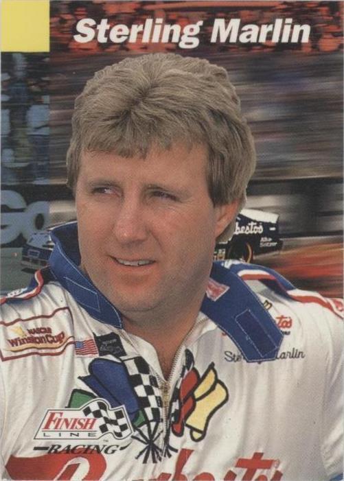 1993 Pro Set Finish Line - Sterling Marlin #150
