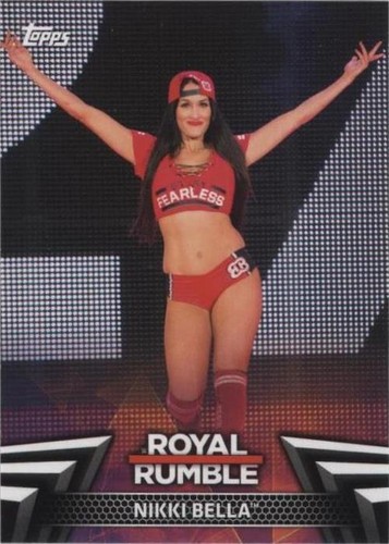 ニッキー　ベラ　キスカード　1/1 TOPPS WWE Nikki Bella 2017 Topps WWE Authentic Kiss Card Auto