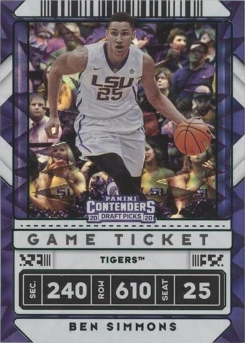 2020-21 Panini Contenders Draft Picks - Ben Simmons #14