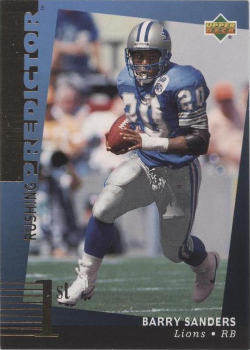 Barry Sanders 1994 cubierta superior #R12