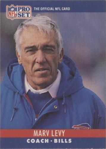 Marv Levy Trading Cards