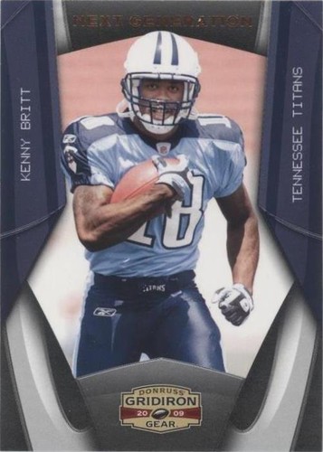 2009 Donruss Gridiron Gear Kenny Britt #6