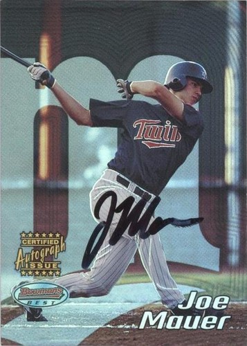 2002 Bowman's Best - Joe Mauer #110