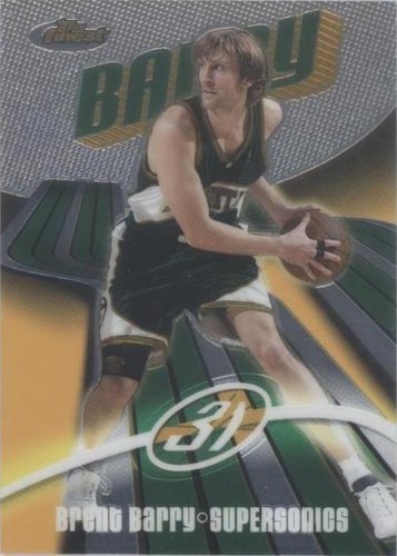 2003-04 Topps Finest - Brent Barry #54
