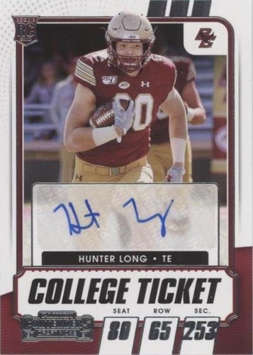 2021 Panini Contenders Draft Picks Hunter Long #189