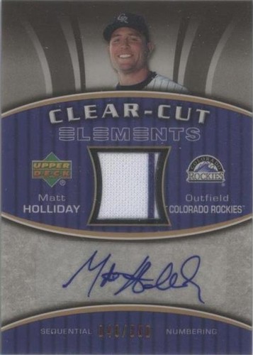 2007 Upper Deck Elements - Matt Holliday #CCE-MH