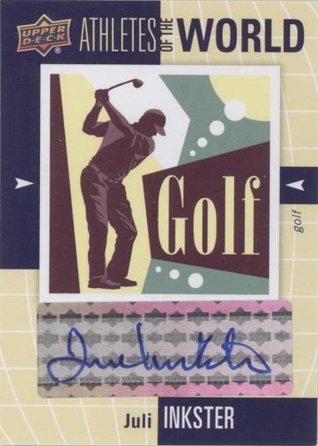 2011 Upper Deck World of Sports - Juli Inkster #AW-JI