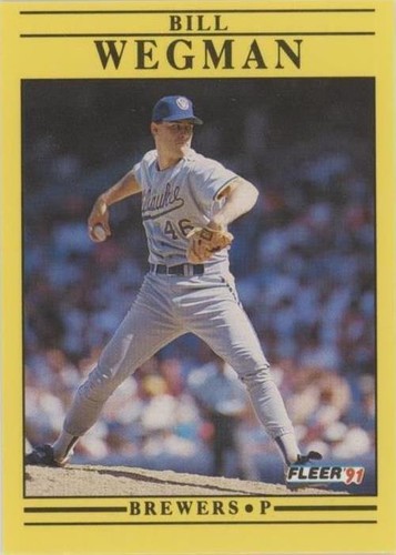 1991 Fleer Update - Bill Wegman #U-35