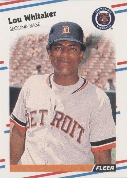 Fleer 1988 - Lou Whitaker #75