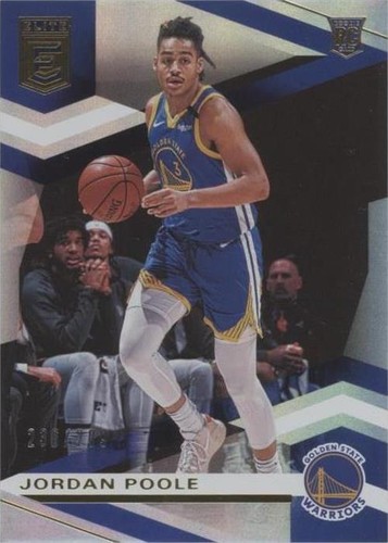 2019 Donruss Optic Signature Series Jordan Poole Green Wave Auto