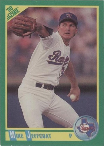 1990 Score - Mike Jeffcoat #158