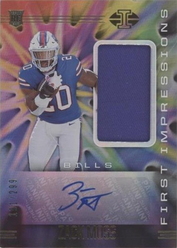 2020 Panini Illusions Zack Moss #126