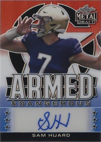 2022 Leaf Metal Draft Sam Huard #AD-SH2