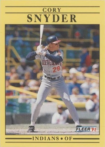 1991 Fleer - Cory Snyder #378